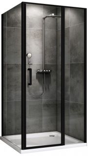 Душевой уголок ABBER Sonnenstrand 100x90см чёрный AG04100BS-S90B